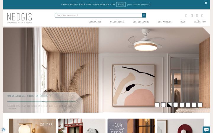 Screenshot of nedgis.com