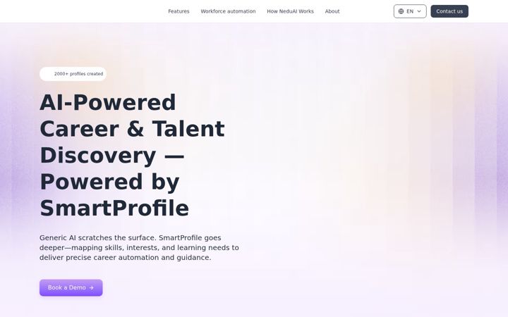 Screenshot of neduai.com