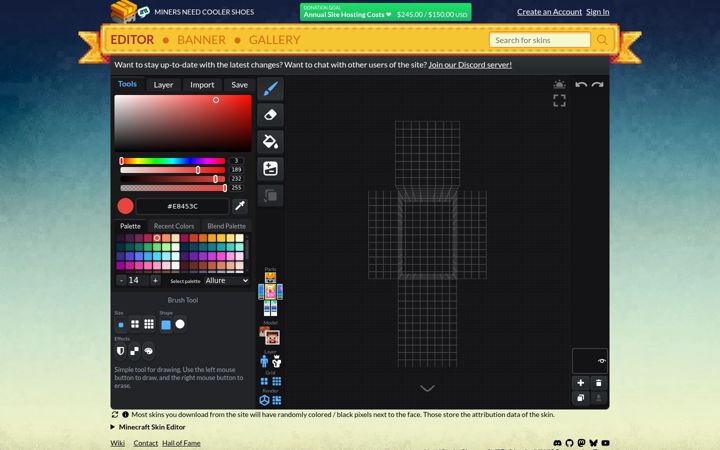 Screenshot von needcoolershoes.com