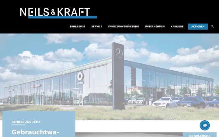 Skärmbild av neilsundkraft.de