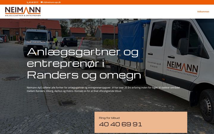 Screenshot of neimann-aps.dk