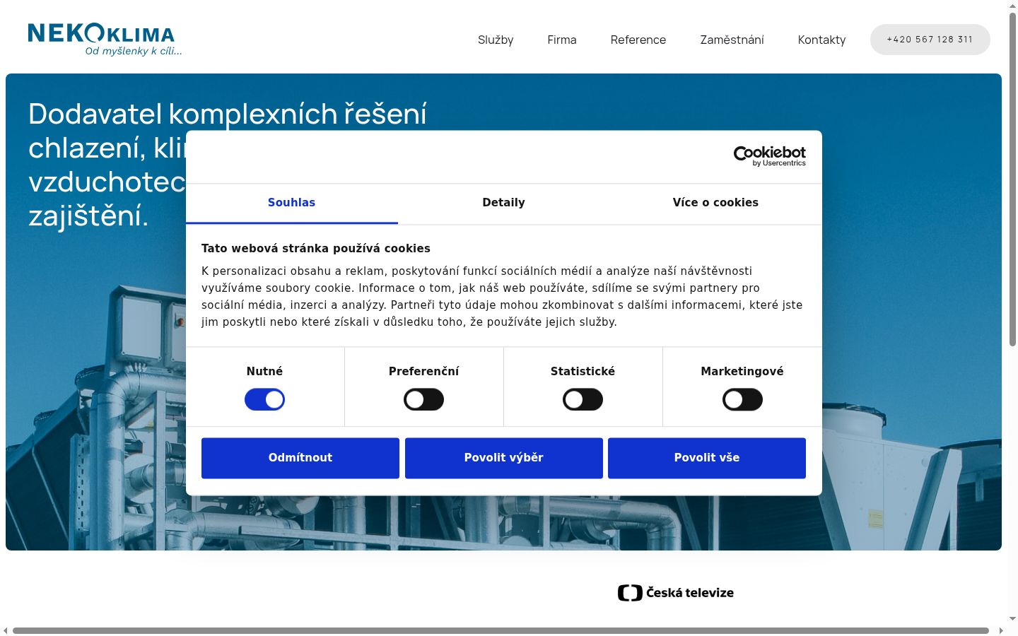Screenshot tal-banner tal-kunsens muri qabel kwalunkwe interazzjoni