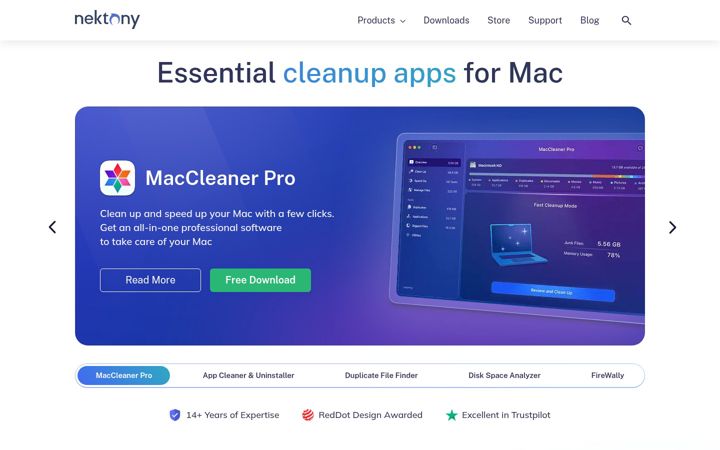 Screenshot of nektony.com