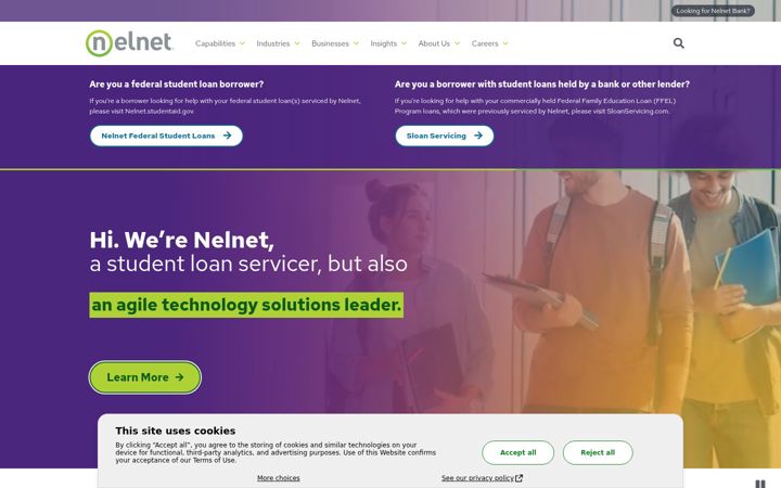 Zrzut ekranu nelnetinc.com