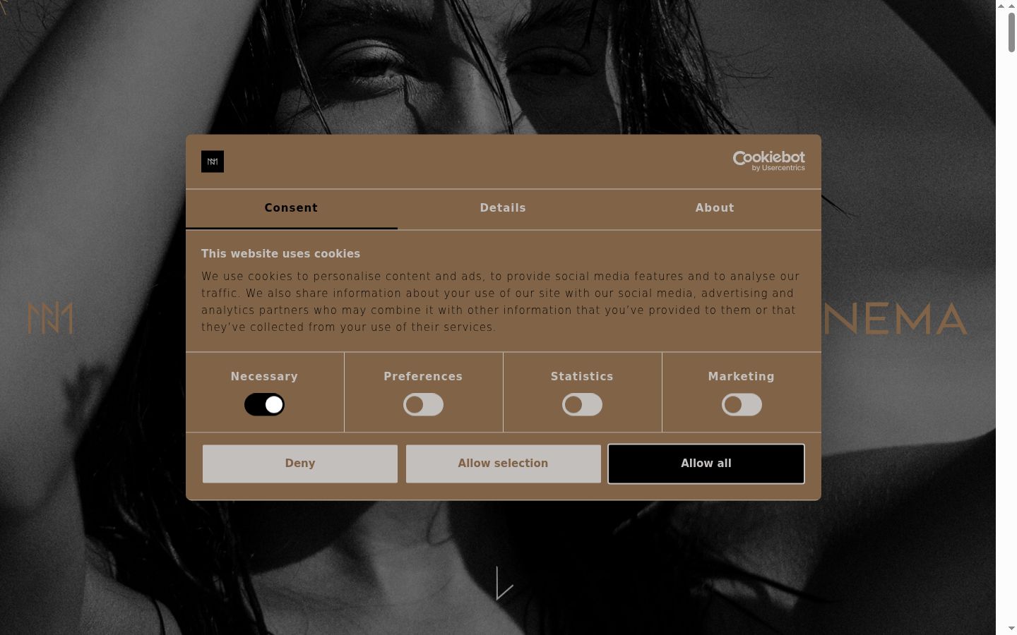 Screenshot tal-banner tal-kunsens muri qabel kwalunkwe interazzjoni