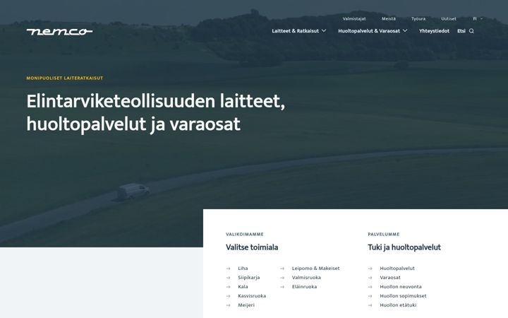 Ekrano kopija nemco.fi