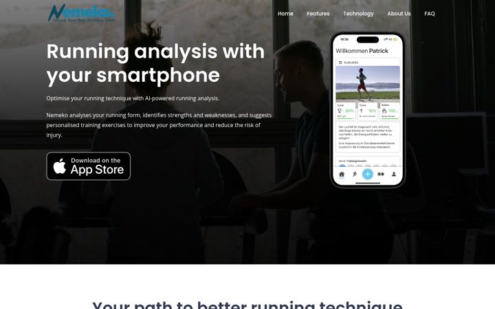 Screenshot of nemeko.ch