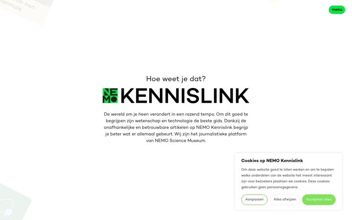 Screenshot of nemokennislink.nl