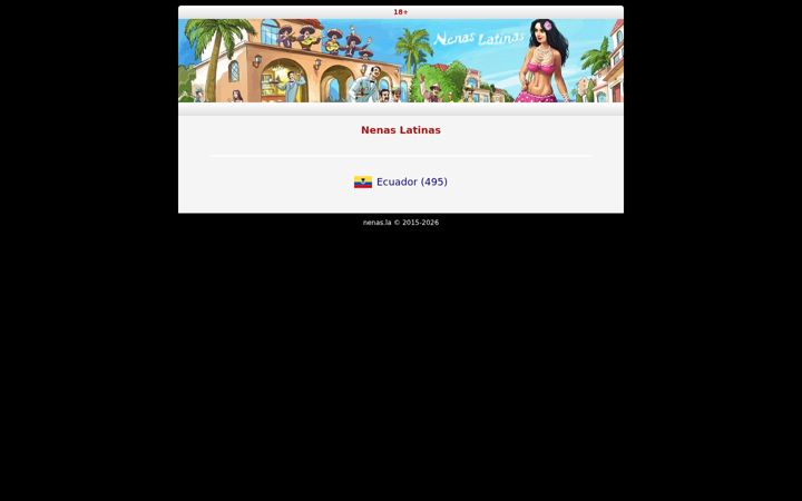 Screenshot of nenas.la