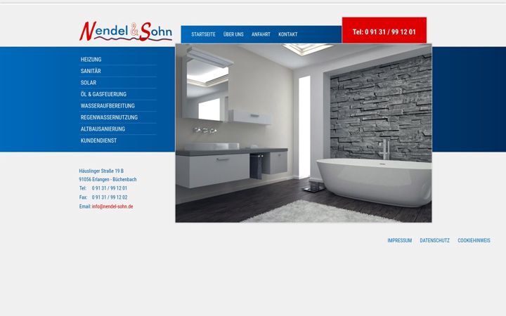 Screenshot ta' nendel-sohn.de