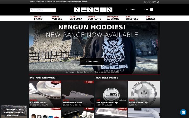 Screenshot of nengun.com