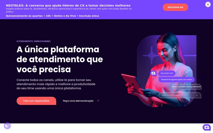 Screenshot of neoassist.com