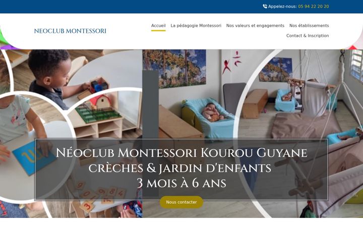 Ekrano kopija neoclubmontessori.fr