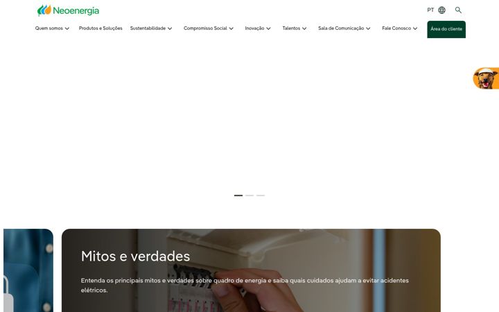 Screenshot of neoenergia.com
