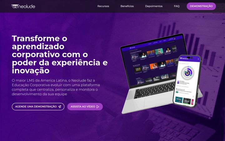 Screenshot of neolude.com.br