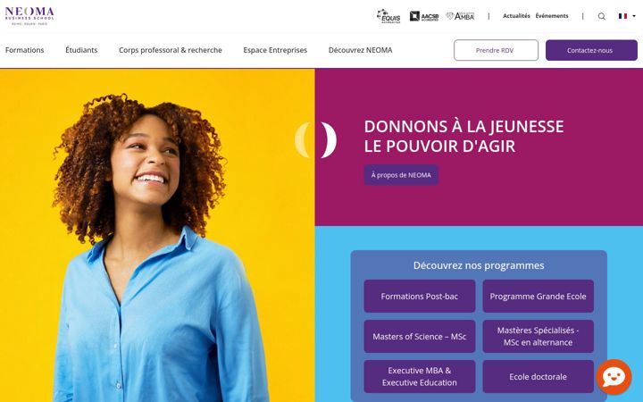 Screenshot ta' neoma-bs.fr