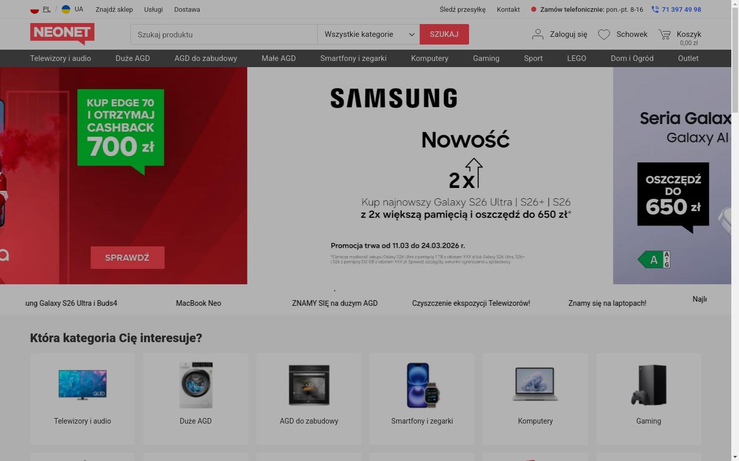 Screenshot of neonet.pl