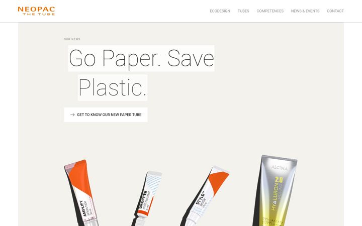 Screenshot of neopac.com