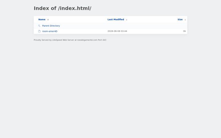 Screenshot of neosbigamer4d.com