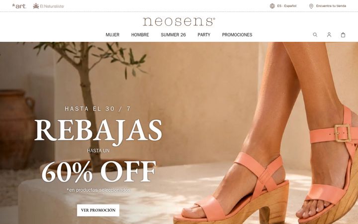 Screenshot of neosens.com