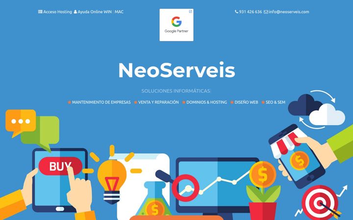 Screenshot του neoserveis.com