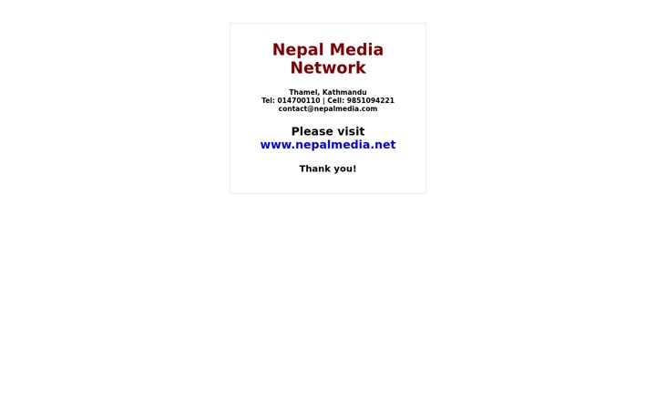 Screenshot of nepalmedia.com