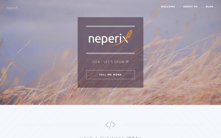 Screenshot di neperix.com