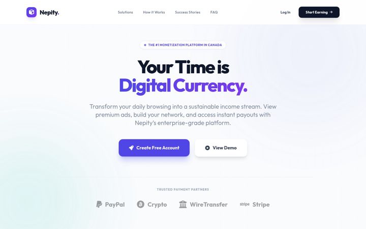 Screenshot of nepity.com
