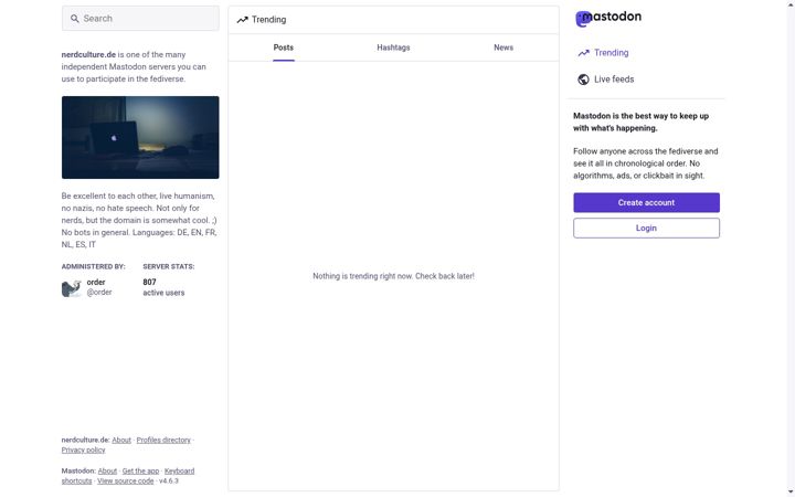 Screenshot of nerdculture.de