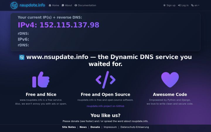 Screenshot of nerdpol.ovh