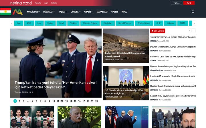 Screenshot of nerinaazad2.com