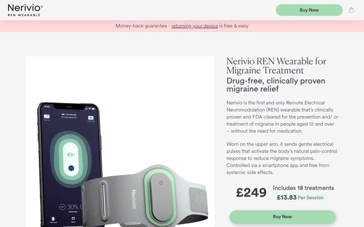Screenshot di neriviodirect.co.uk