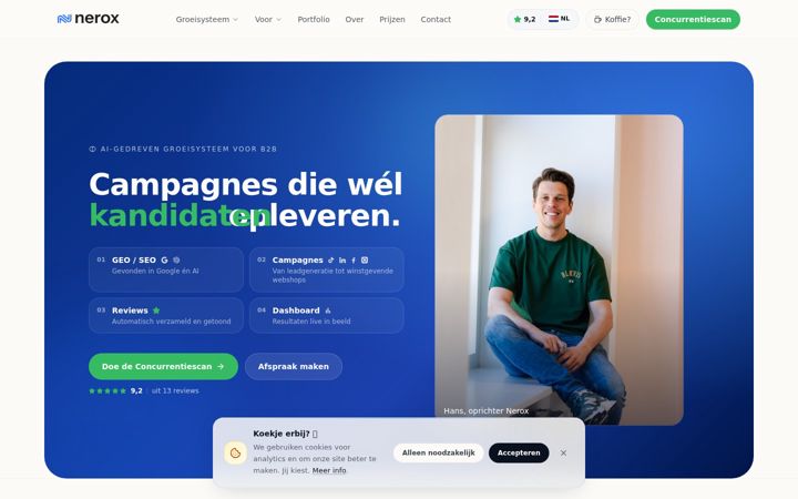 Posnetek zaslona nerox.nl