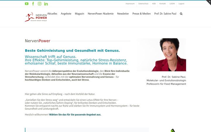 Screenshot of nerven-power.de