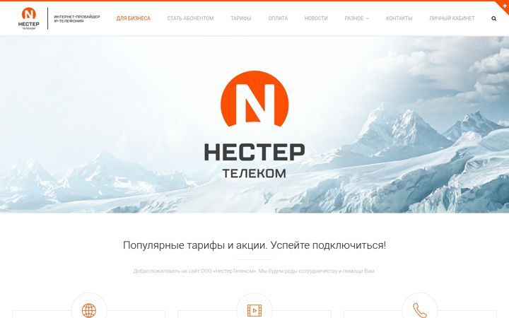 Screenshot of nester.ru