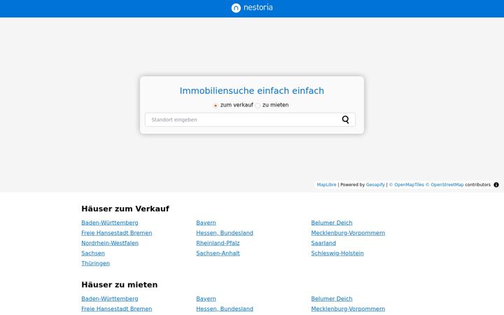 Screenshot of nestoria.de