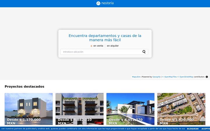 Screenshot of nestoria.mx