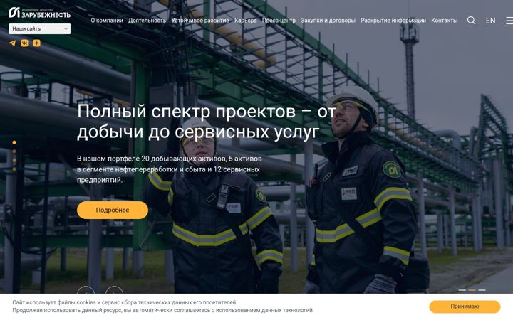 Screenshot of nestro.ru