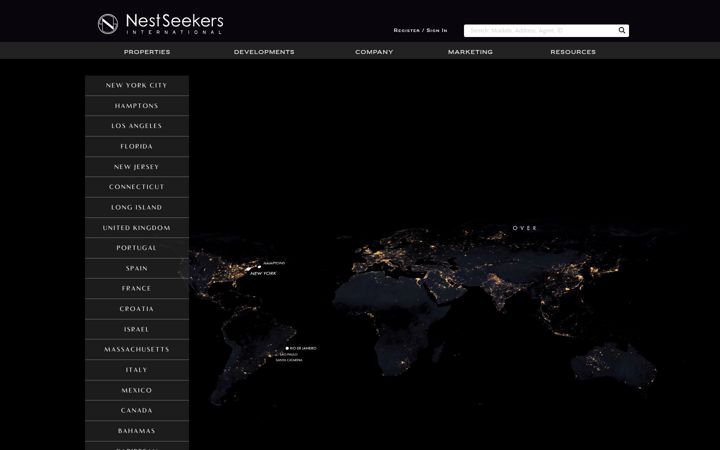 Screenshot of nestseekers.com