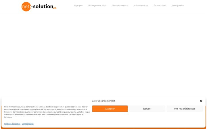 Screenshot of net-solution.ca