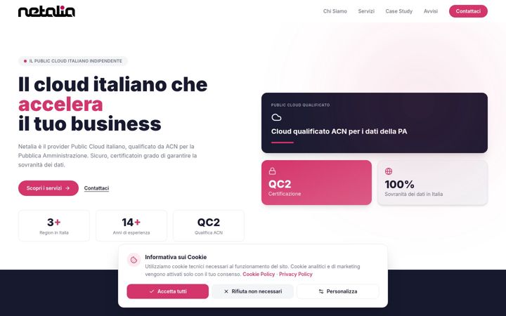 Screenshot of netalia.it