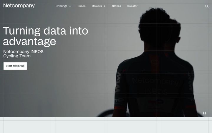 Skjermbilde av netcompany.com