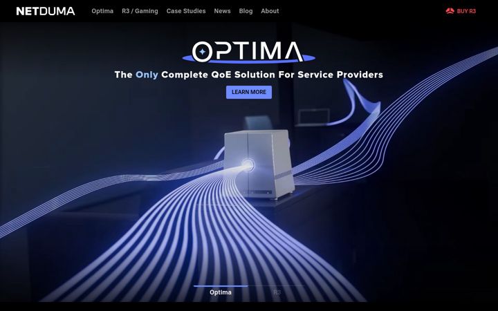 Screenshot of netduma.com