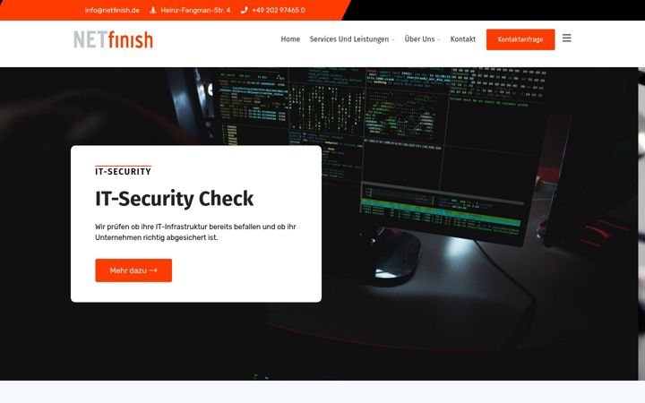 Screenshot of netfinish.de