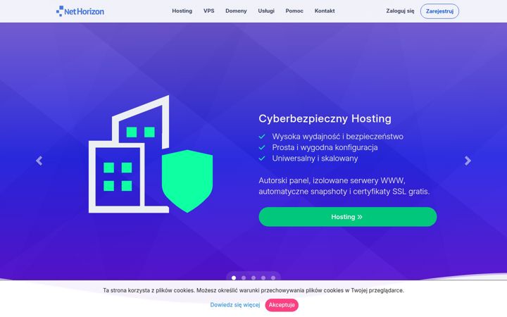 Screenshot of nethorizon.pl