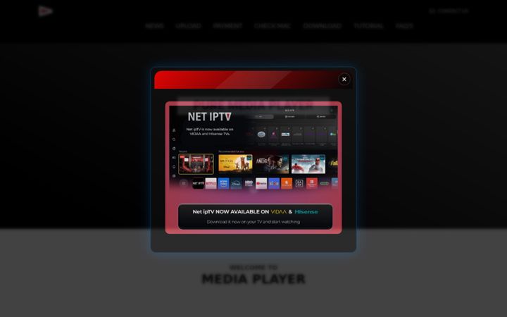 Screenshot of netiptv.eu