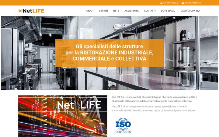 Screenshot of netlifesrl.eu