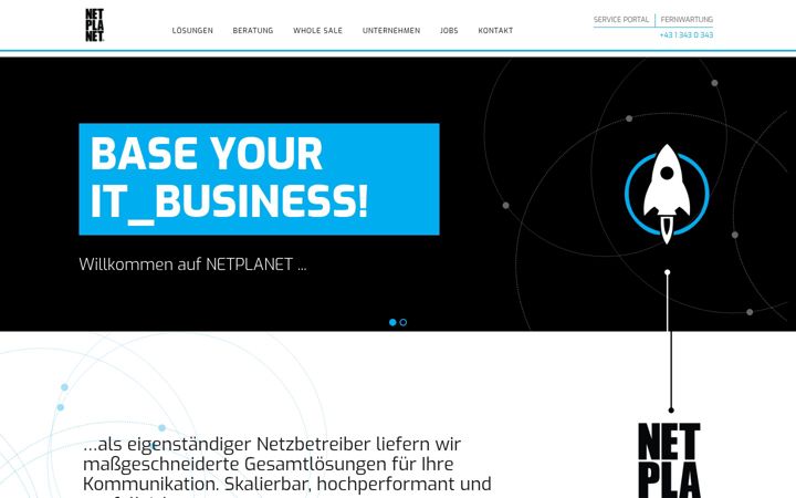 Screenshot of netplanet.at