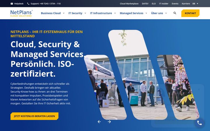Screenshot of netplans.de