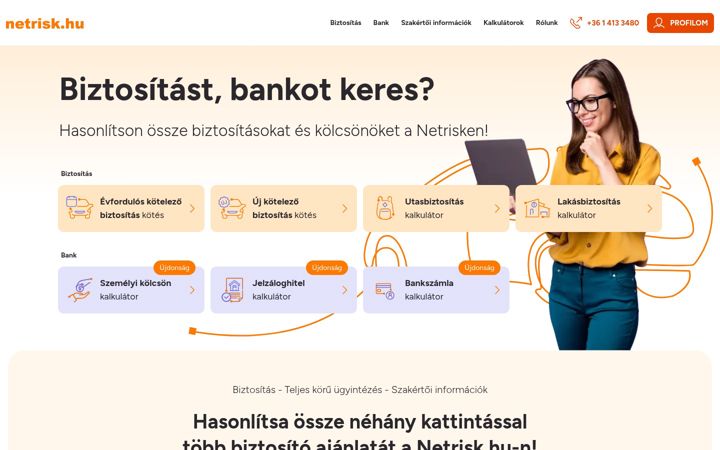 Screenshot of netrisk.hu